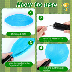 Jenaai 10-inch kickball kit ideal for backyard or classroom play