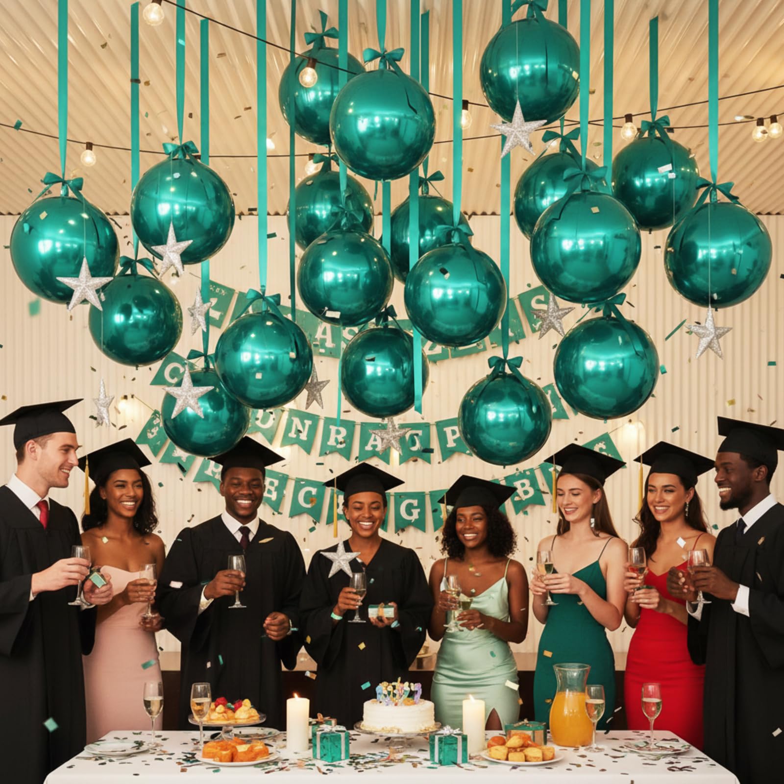 Jenaai 30-piece set is reusable for multiple celebrations.