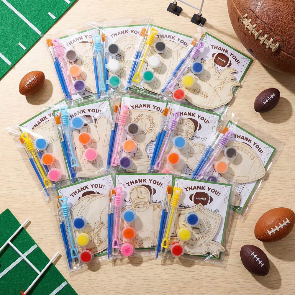Jenaai clear paint bags help organizers store finished art pieces neatly.