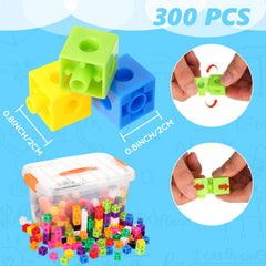 Jenaai colorful linking cubes for hands-on pattern and counting practice