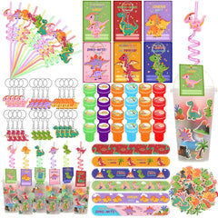 Jenaai dinosaur Valentines cups with lids, durable and reusable for classroom parties