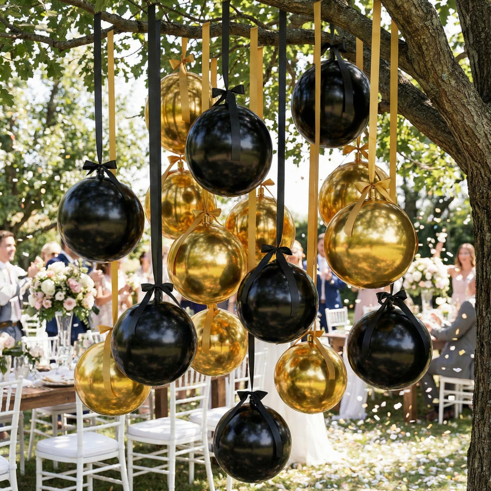 Jenaai giant 22-inch balloons create a focal point in living rooms and entryways.