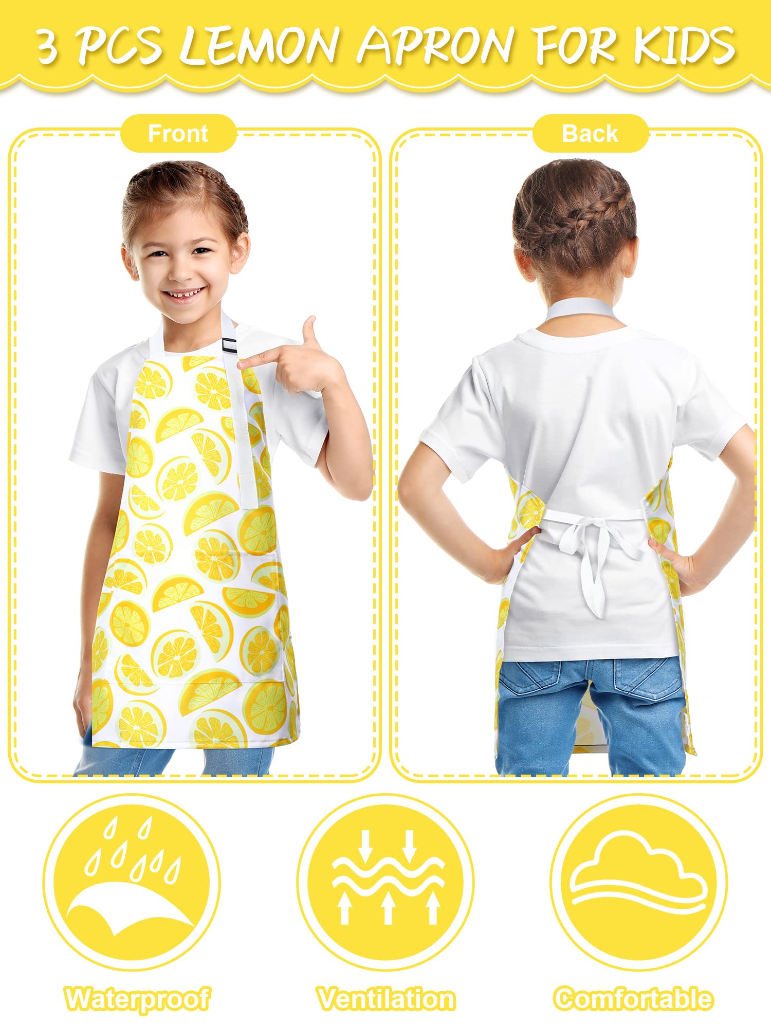 Jenaai lemon stand supplies use for lemonade stands, cooking, painting.