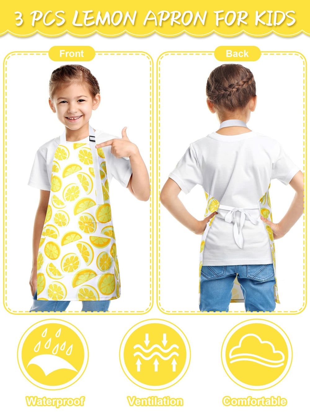 Jenaai lemon stand supplies use for lemonade stands, cooking, painting.