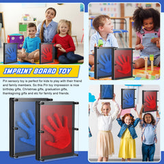 Jenaai pin-art board made of sturdy ABS and PS for safe play.