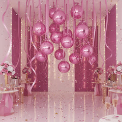 Jenaai pink ribbon for cohesive hanging decoration and layout flexibility.