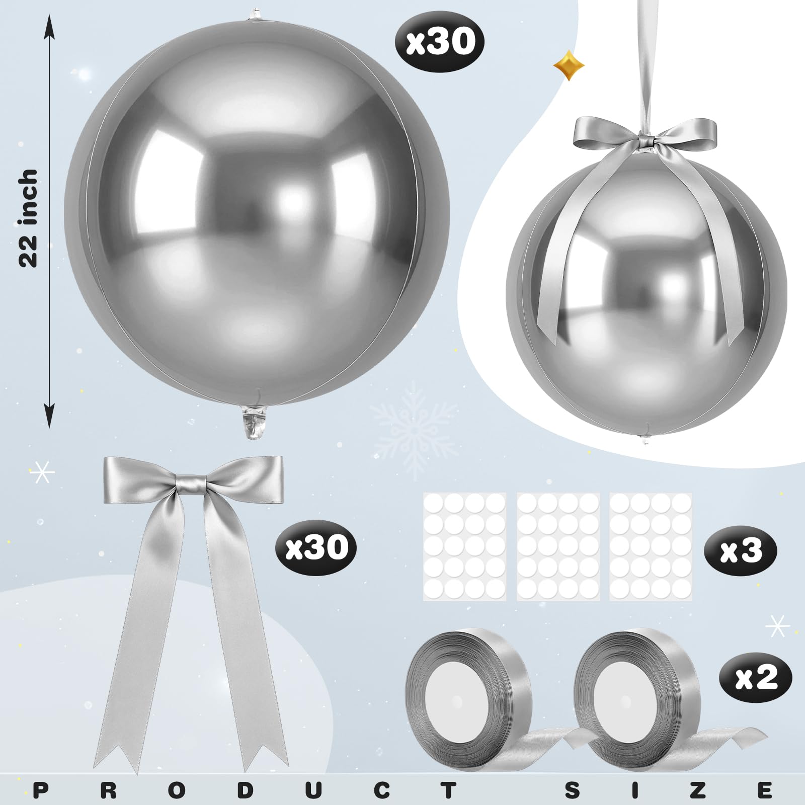 Jenaai satin bows pair with balloons for elegant event styling.