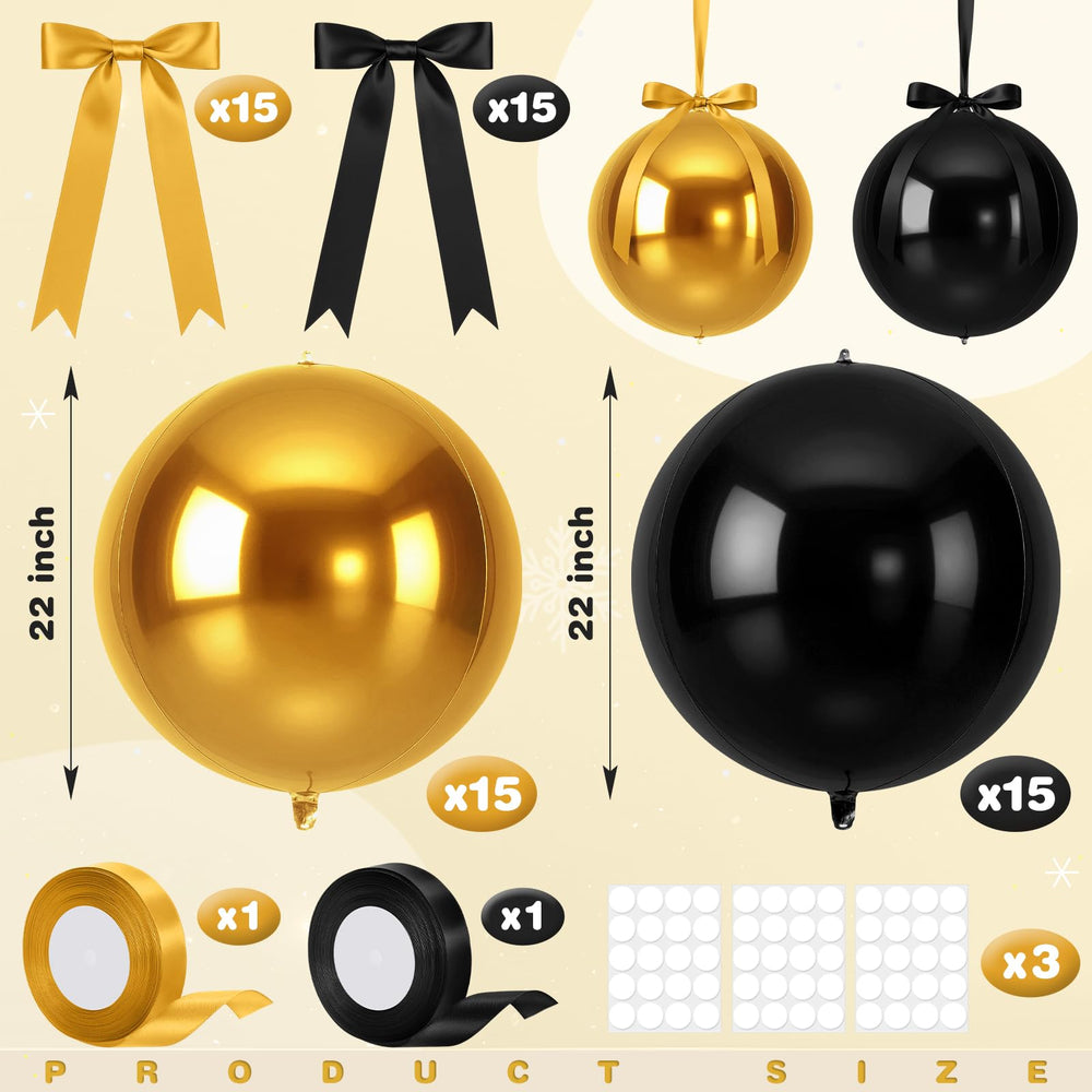 Jenaai satin bows with balloons for cohesive, polished party styling.