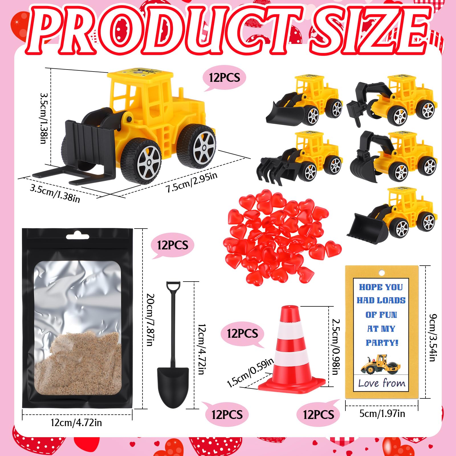 Jenaai small shovels for tactile sand play and molding.