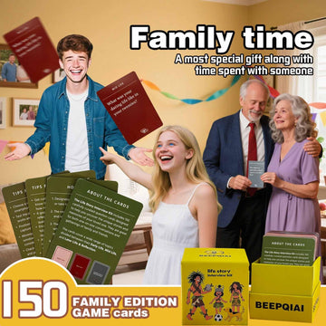 Jendfert BHTPOK150 color-coded cards showing roles to guide conversations across generations.