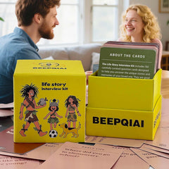 Jendfert BHTPOK150 Life Story Interview Kit packaging highlights gift-ready design.