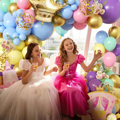 Jenlion 10-inch pastel balloons mix creates soft, elegant mood.