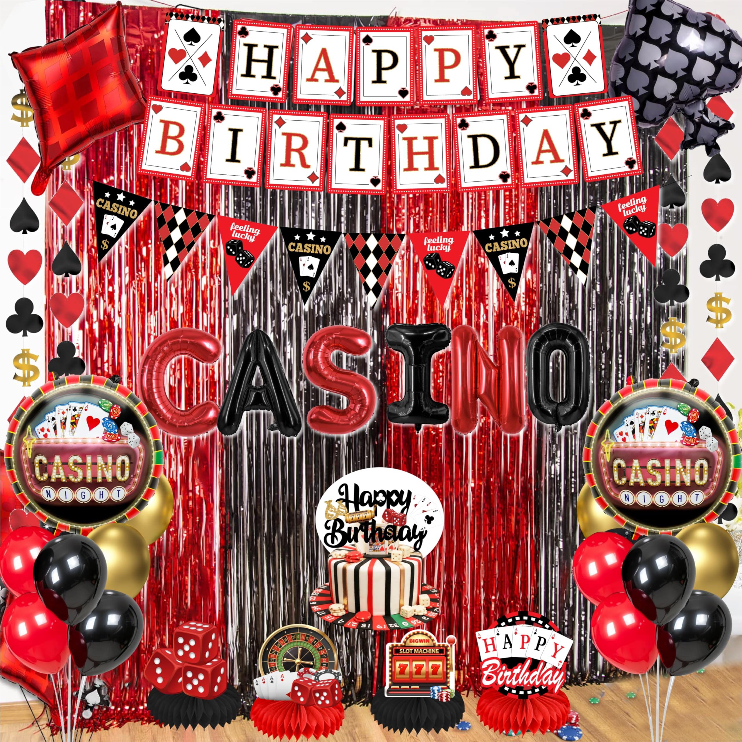 jenlion casino backdrop enhances Las Vegas vibe for photo-worthy party moments