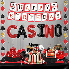jenlion casino pennants add sparkling, high-contrast accents along walls or ceilings