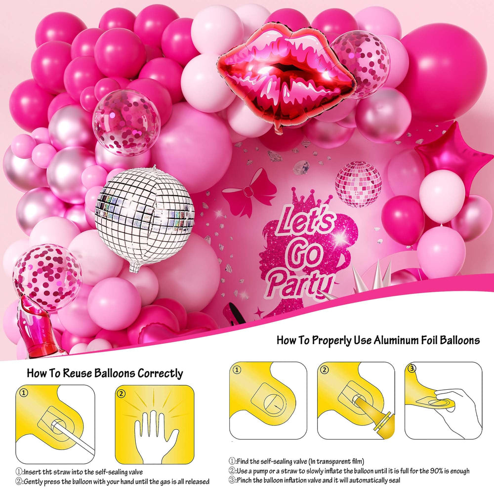 Jenlion pink heart balloon brings a soft romantic touch to displays.