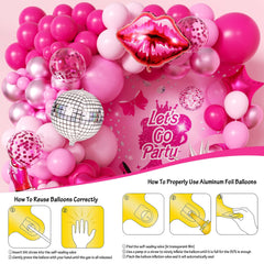 Jenlion pink heart balloon brings a soft romantic touch to displays.