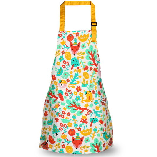 Jennice House adjustable neck strap apron for comfortable growing kids