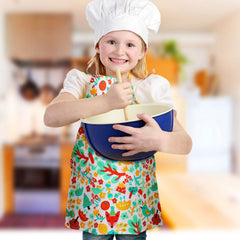 Jennice House apron front pocket keeps small tools handy during activities