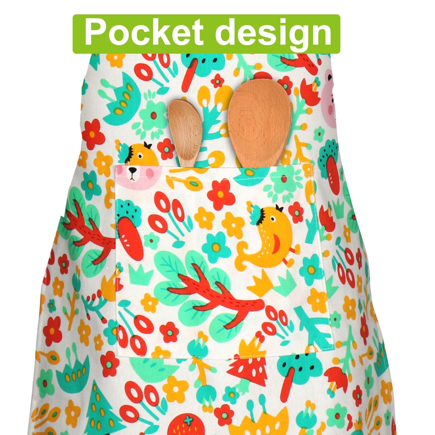 Jennice House size large apron suited for ages 6–12