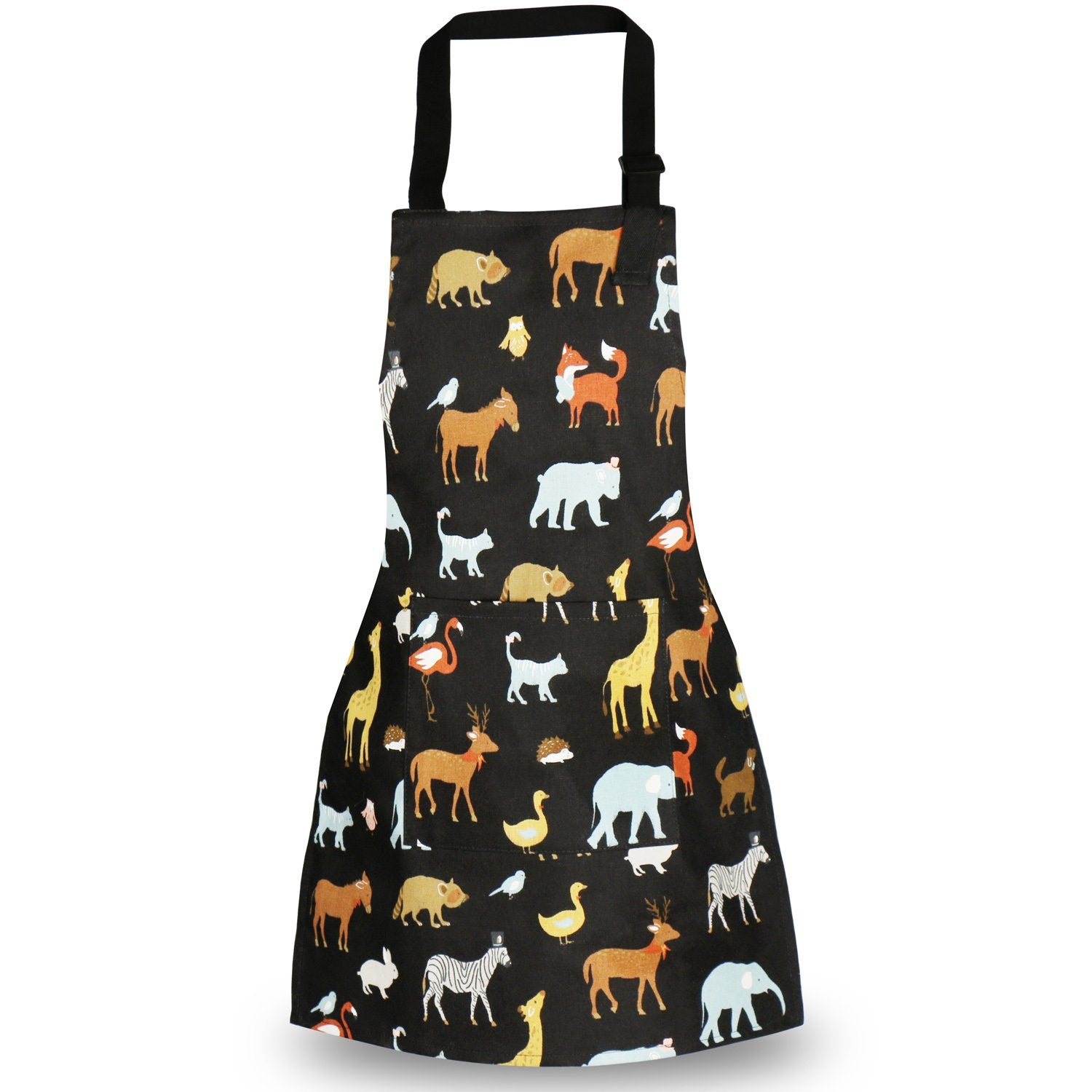 Jennice House kid chef apron with bright patterns for creative cooking.