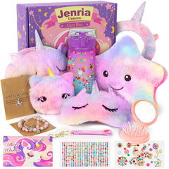 Jenria unicorn plush crossbody bag for on-the-go storage and imaginative play.