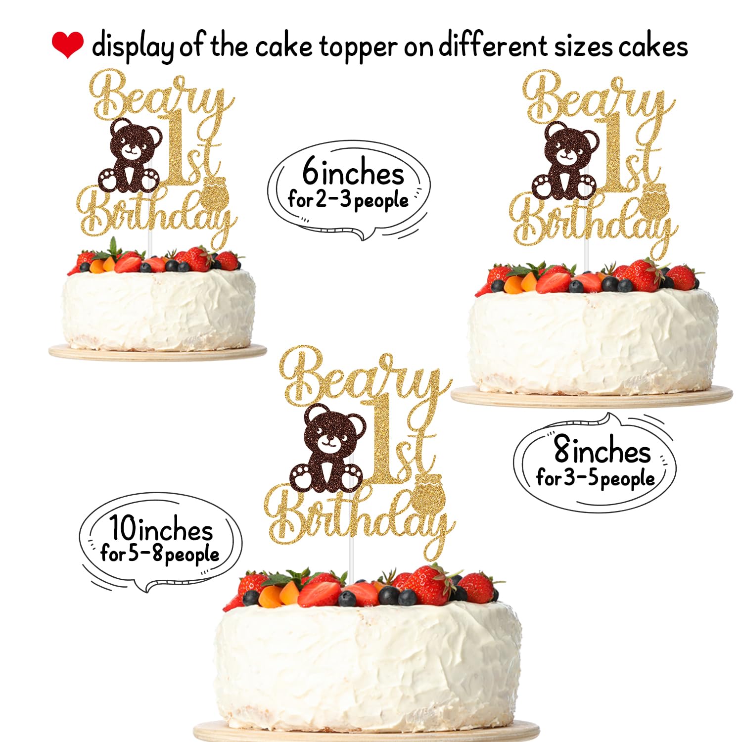 Jenrtvis Safe-Food-Grade-Paper-Topper keeps decorations health-friendly.