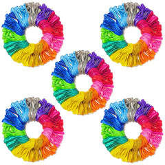 JerDorgo rainbow balloons 10 inch multicolor for bright birthday party decor.