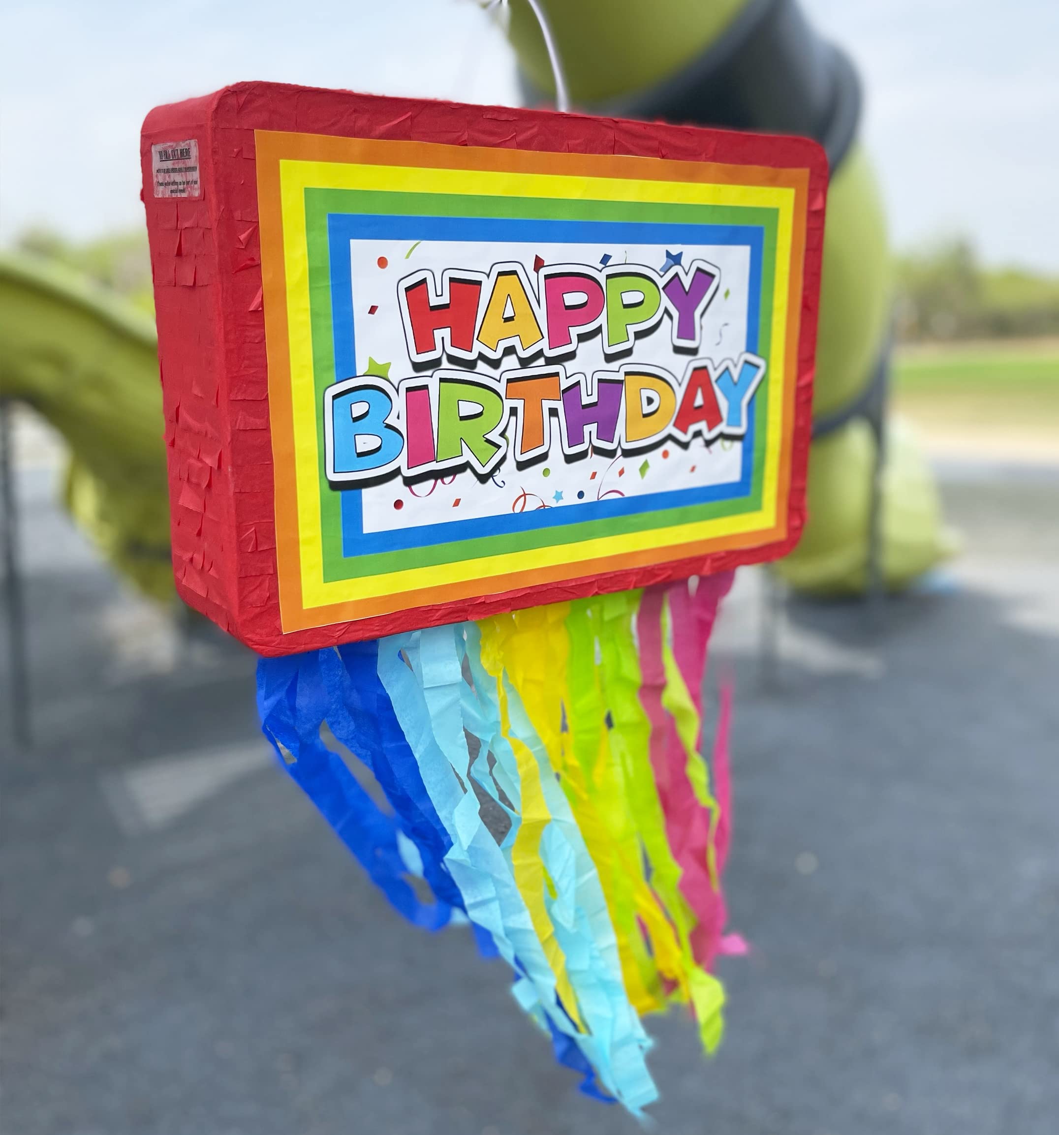 Jergrim Birthday Piñata multicolor confetti bag adds color to memories.
