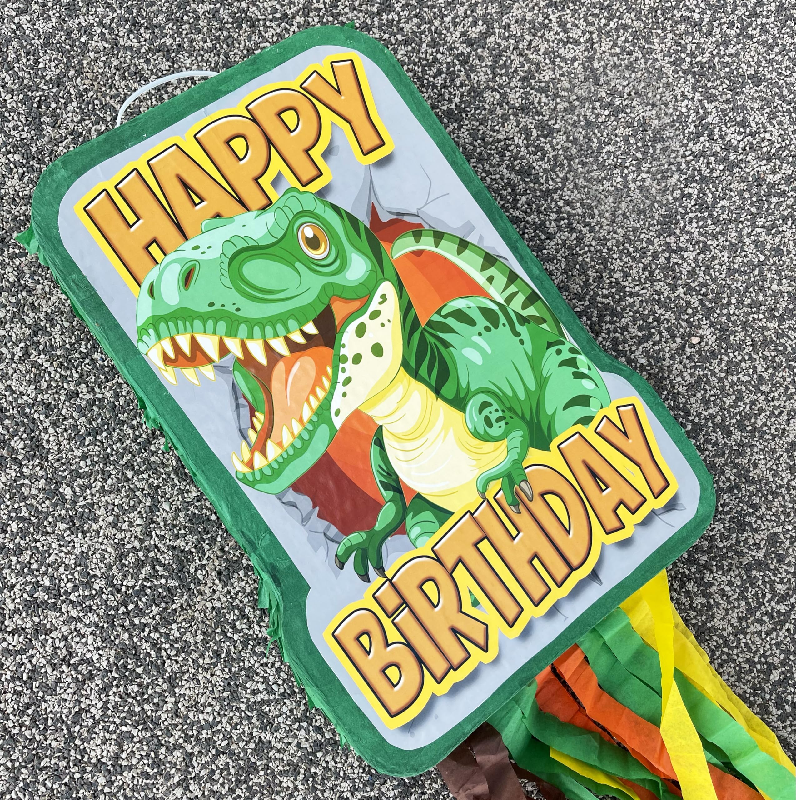 Jergrim sturdy cardboard-and-tissue pinata design withstands many hits