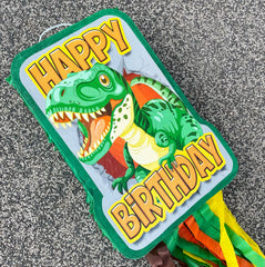 Jergrim sturdy cardboard-and-tissue pinata design withstands many hits