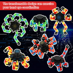 Jerify stress relief spinner robot compact design for easy pocket play and concentration.