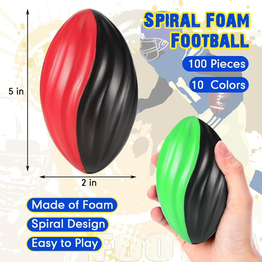 Jerify foam footballs offer soft, non-toxic material ideal for little hands and safe play.