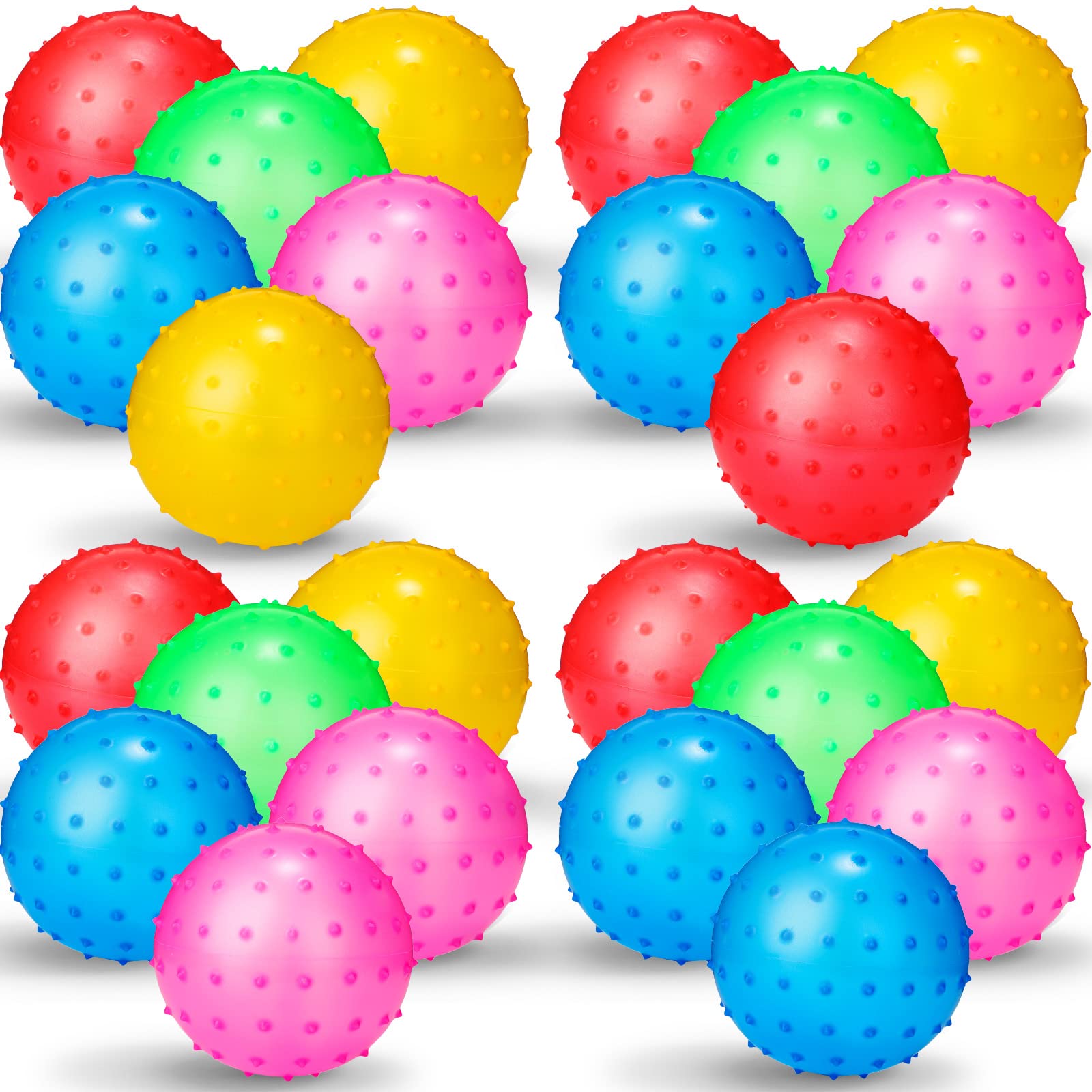 Jerify knobby ball red 4.72-inch for tactile play and classroom props.