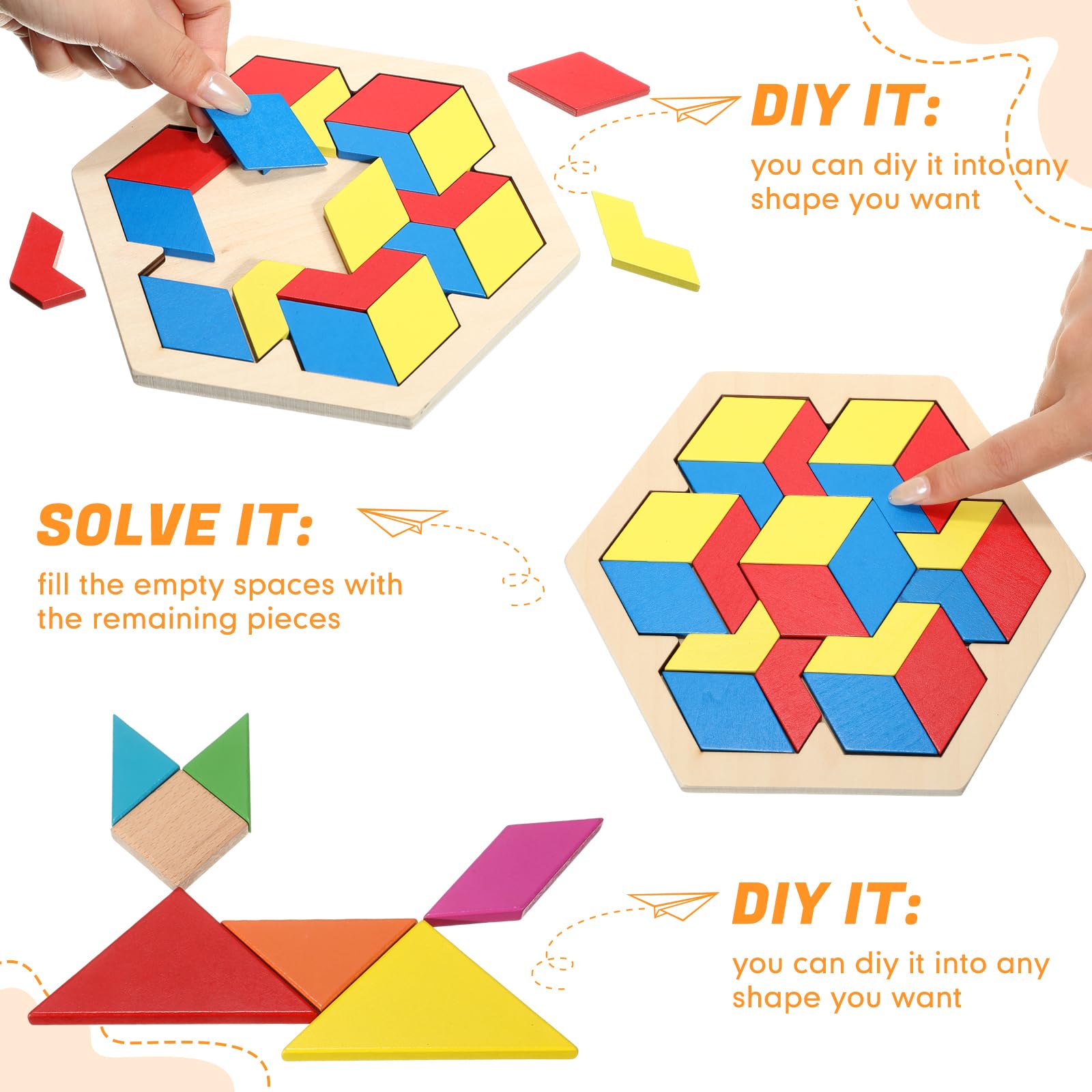 Jerify wooden tangrams (adult gift) offers a thoughtful puzzle experience