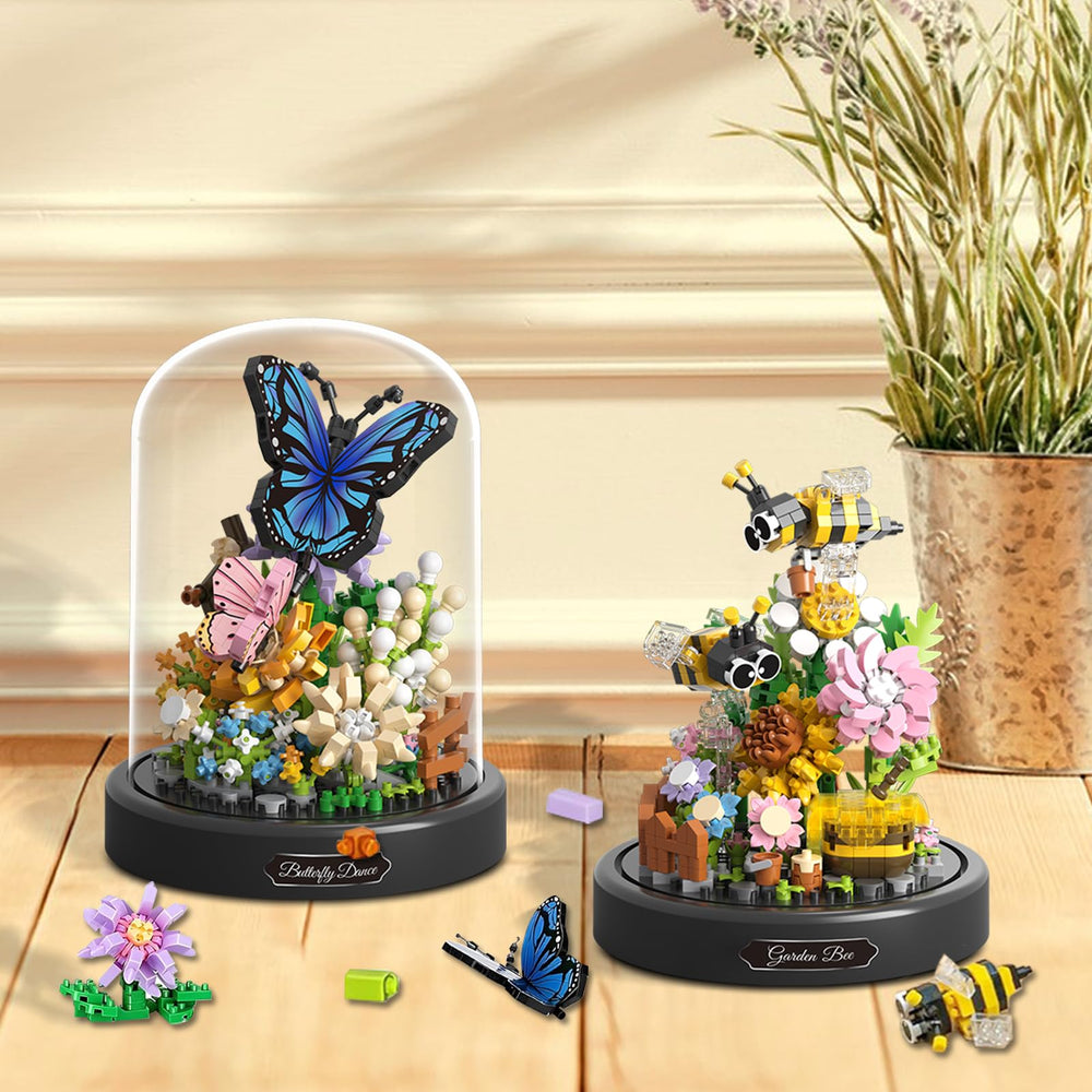 JESGO clear dust lid protects the flower display