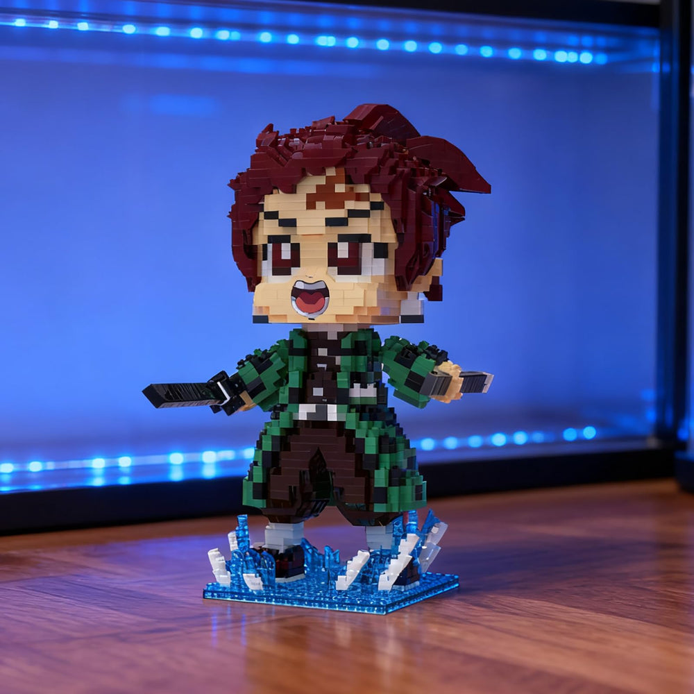 JESGO Kill Demon Tanji rou instructions: clear steps for easy brick-by-brick assembly.