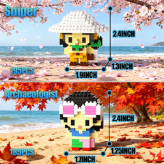 JESGO pirate figures in compact size ideal for group builds.
