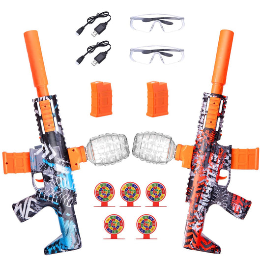 JESKH 2 pack Splatter Blaster front view for outdoor team play