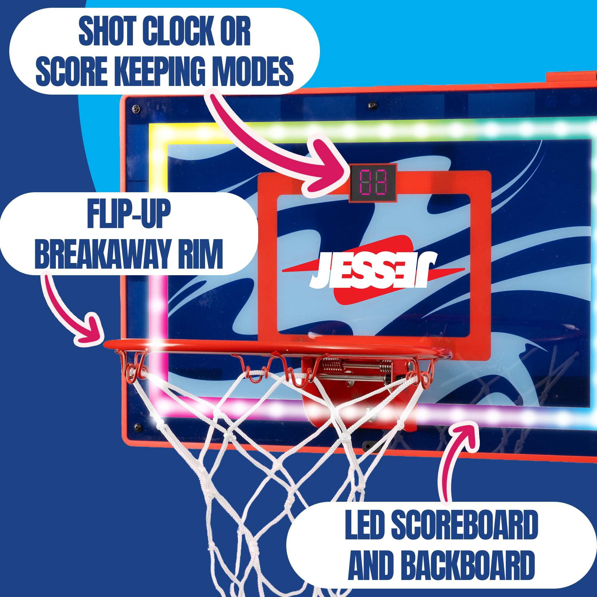 Jesser exclusive 5-inch ball enhances grip for precise shots.