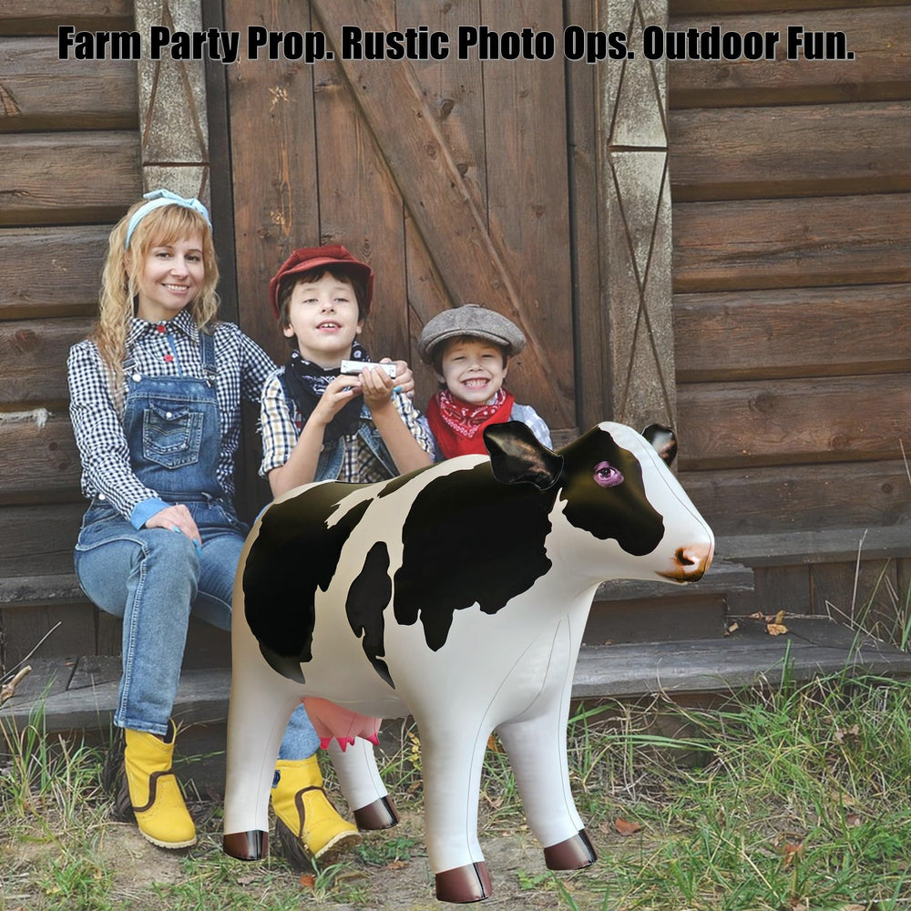 Jet Creations Cow Inflatable artistically designed with bold, vivid colors.