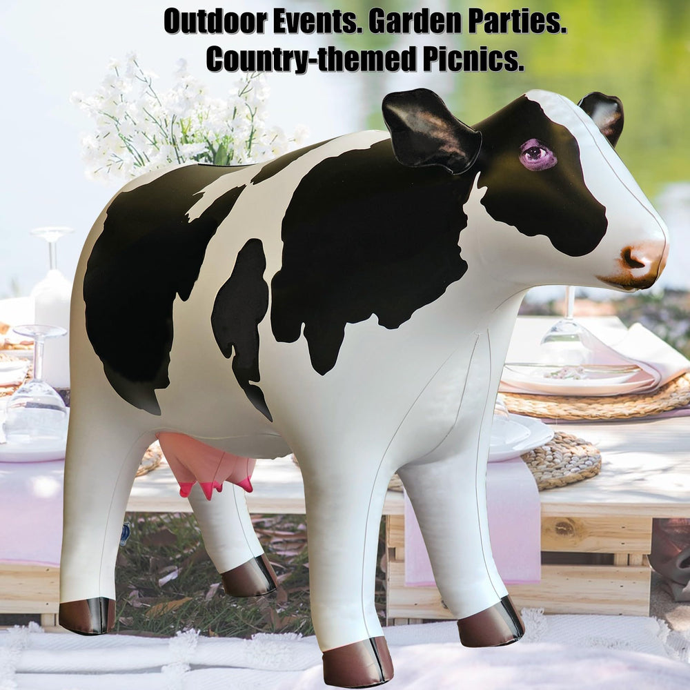 Jet Creations Cow Inflatable colorful design for vibrant indoor and outdoor decor.