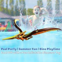 Versatile decor idea using Jet Creations Pteranodon for birthdays and pool parties