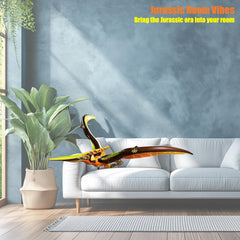 Close-up of seams and durable PVC on the Pteranodon inflatable