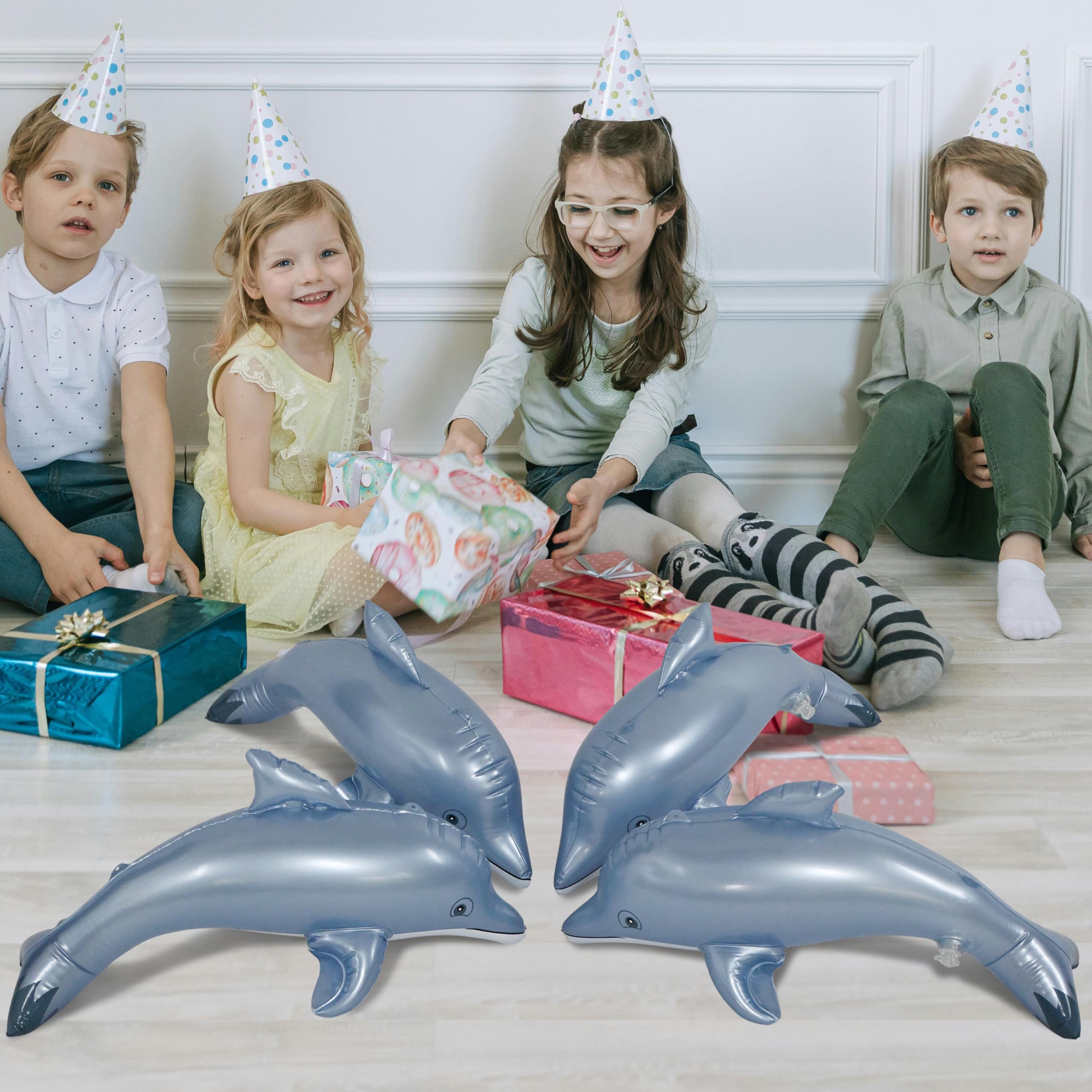 Jet Creations dolphins with two hangers per dolphin for easy display
