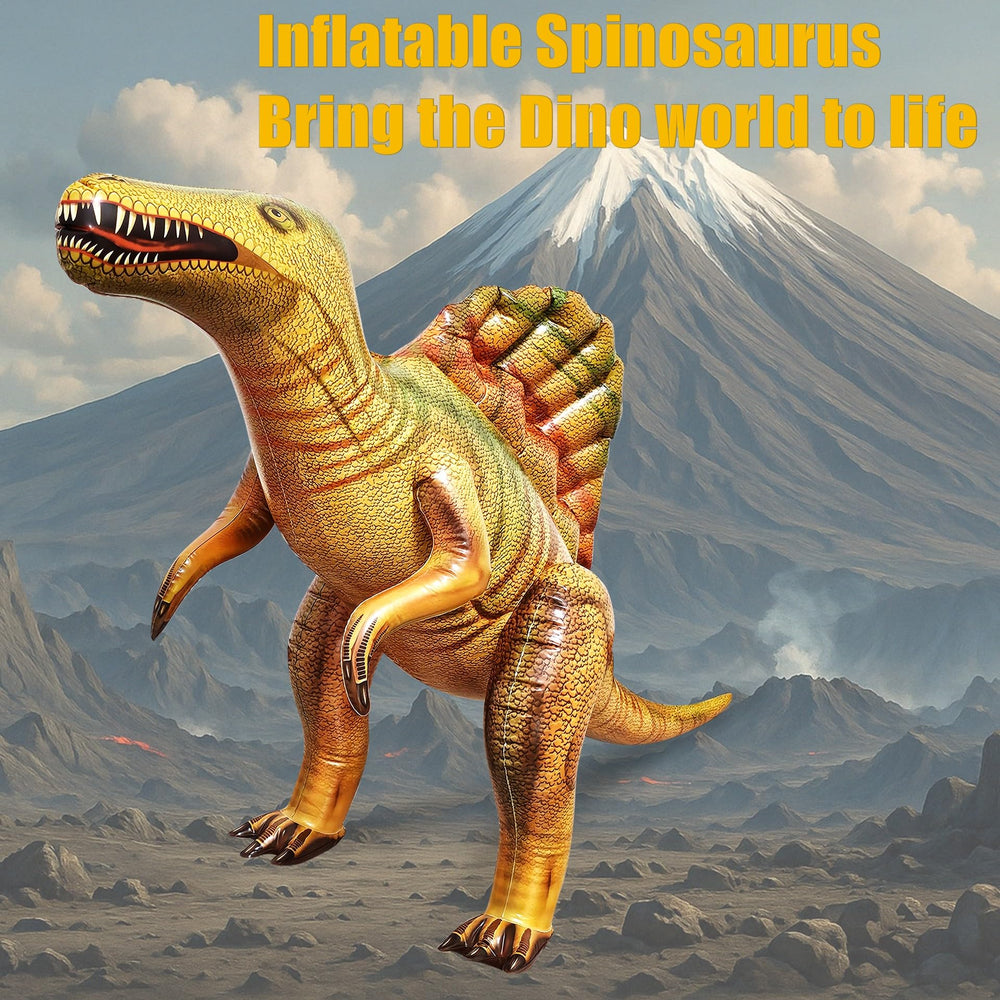 Jet Creations Spinosaurus inflatable with 2-way valve for quick inflation and deflation