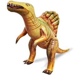 Jet Creations Spinosaurus inflatable front view for a tall freestanding party display