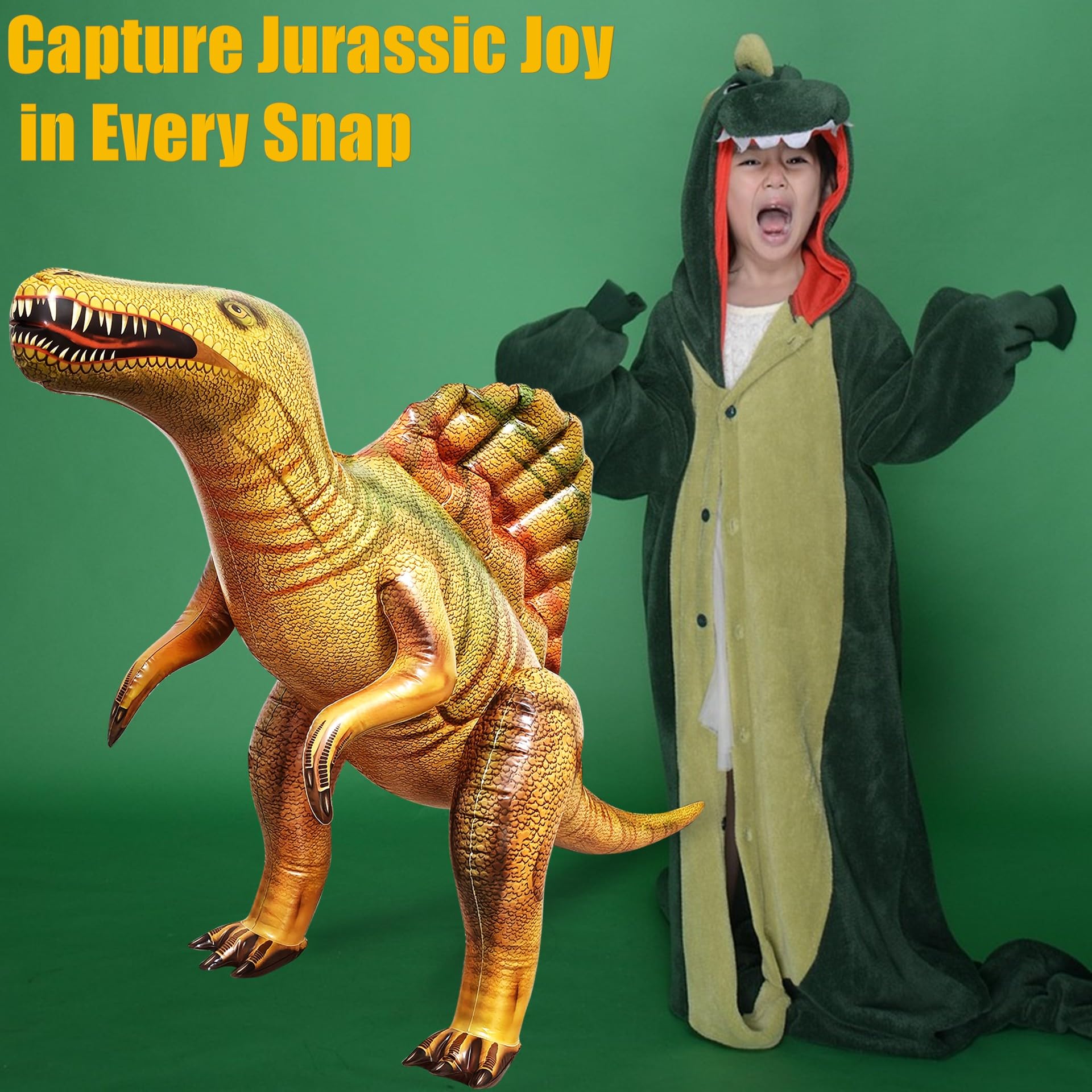 Jet Creations Spinosaurus inflatable standalone figure for safe, eye-catching events