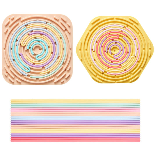 Jet Lag sensory activity board front view for calm focus and portability