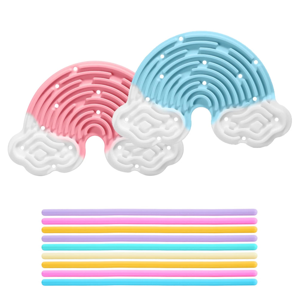 Jet Lag sensory board front view with 24 strings for calm play