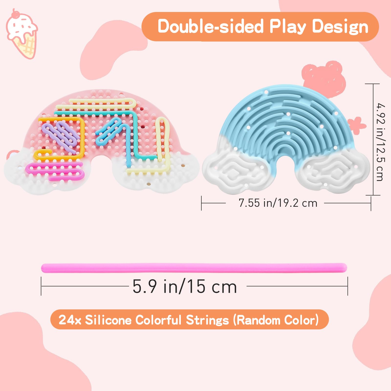 Jet Lag silicone sensory pad showing textured surface for soothing touch